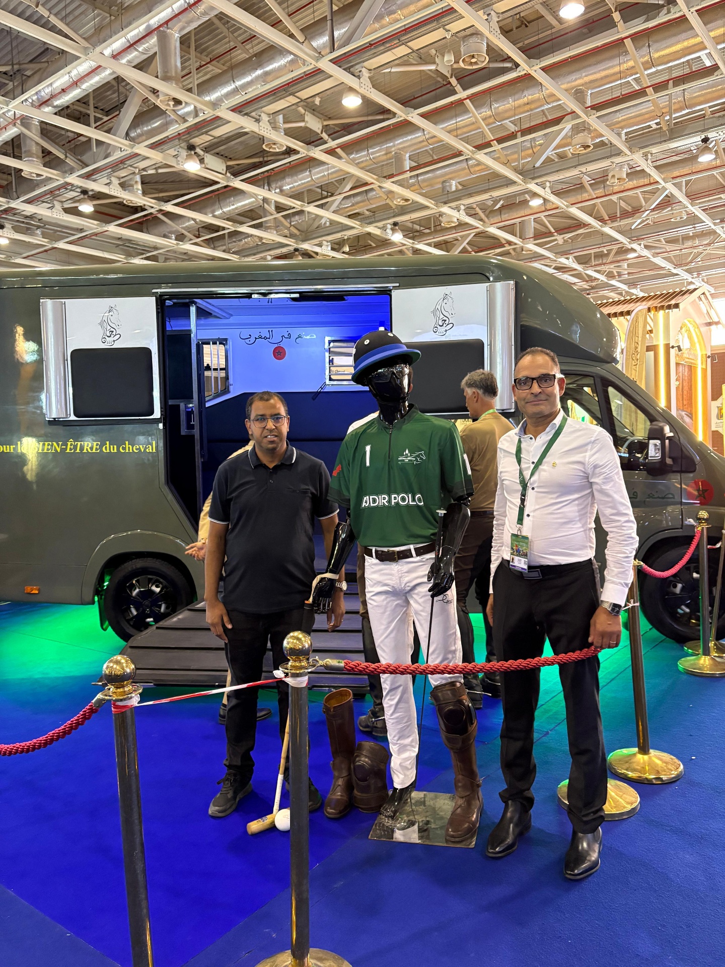 Ajdir Polo Club showcase at an equestrian exhibition